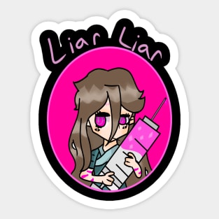 Liar Liar (Experimental Liar T-Shirt) Sticker